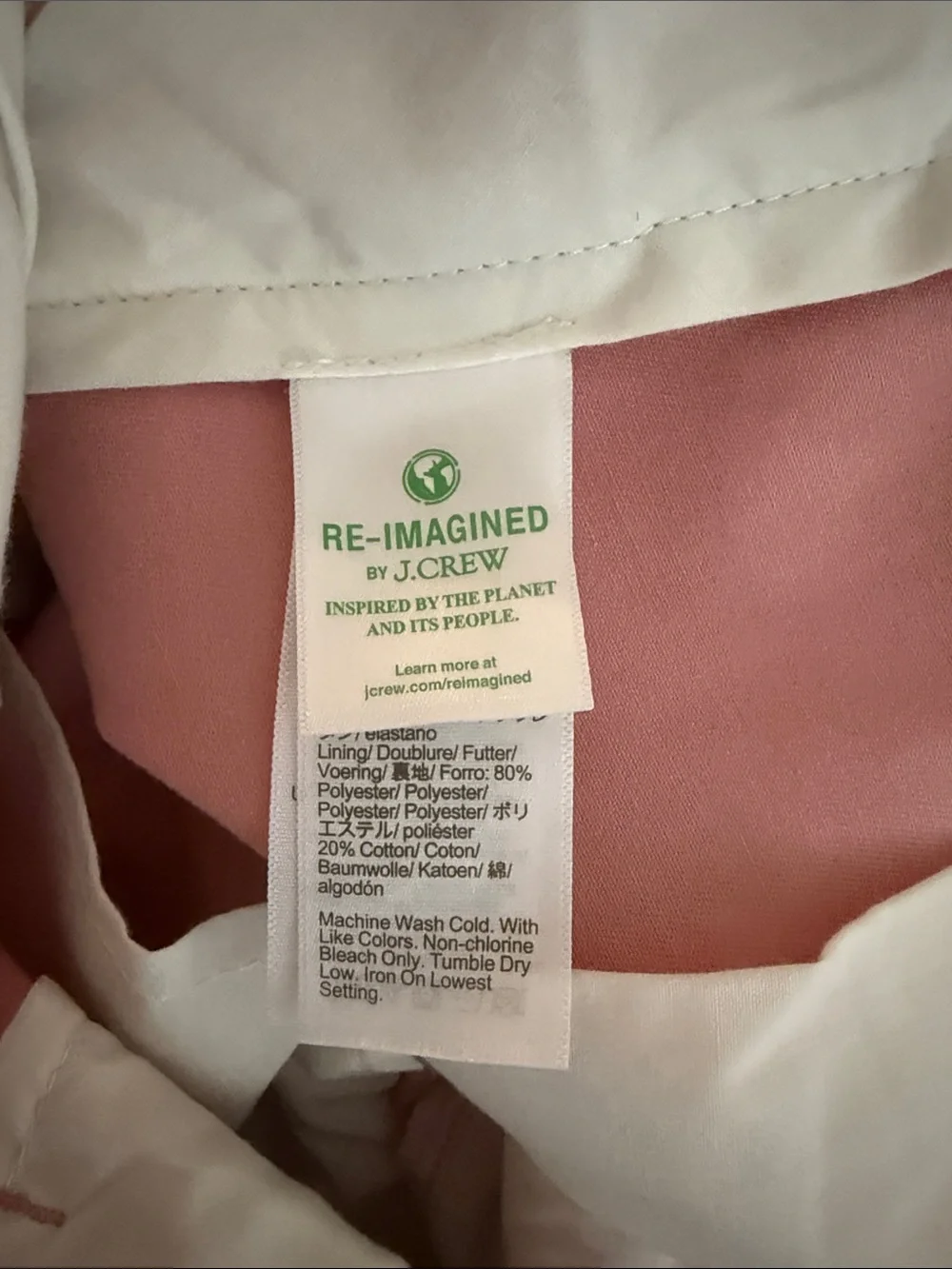 Men’s J. Crew Slim Pink Chino Pants 31/32 - Picture 5 of 6